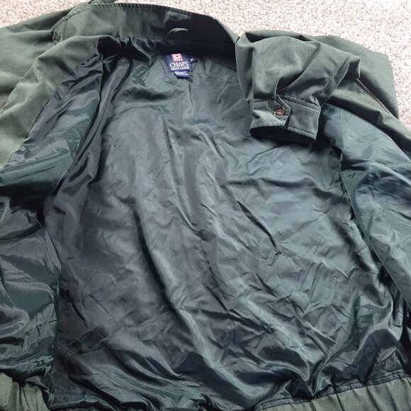 Chaps RALPH LAUREN Jacket Mens XL Bomber Green Washed Golf Full Zip - Picture 6 of 7